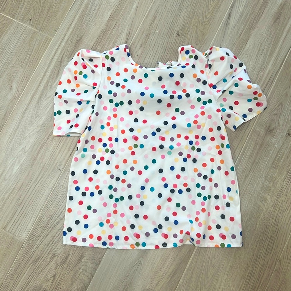 Polka-Dot Blouse